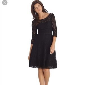 White House Black Market Black Lace dress